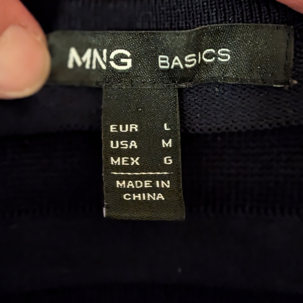 MNG Basics Blue Bandage Bodycon Dress, Size M, EUC! - Picture 4 of 4